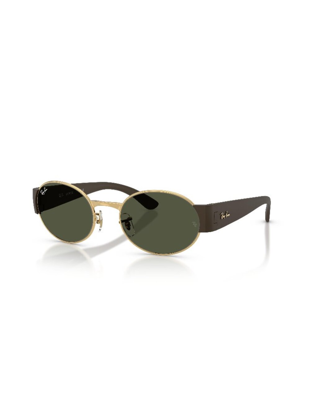 New Ray-Ban Unisex Sunglasses Gold Green Lens Metal Frame Ray Ban RB3770 001 31